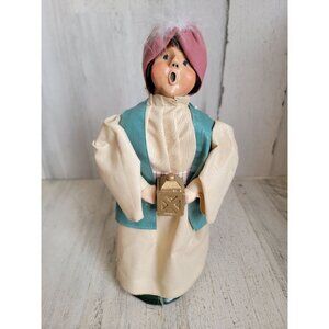 Byers Choice three king nativity scene boy lantern vintage caroler Xmas